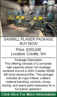 Murphy Auctions - Sawmill Planer Package
